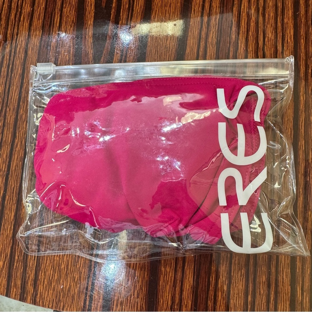 NWT ERES “Lumi” Multi Position Triangle Bikini Top Pink Fizz with Braiding - Picture 14 of 16